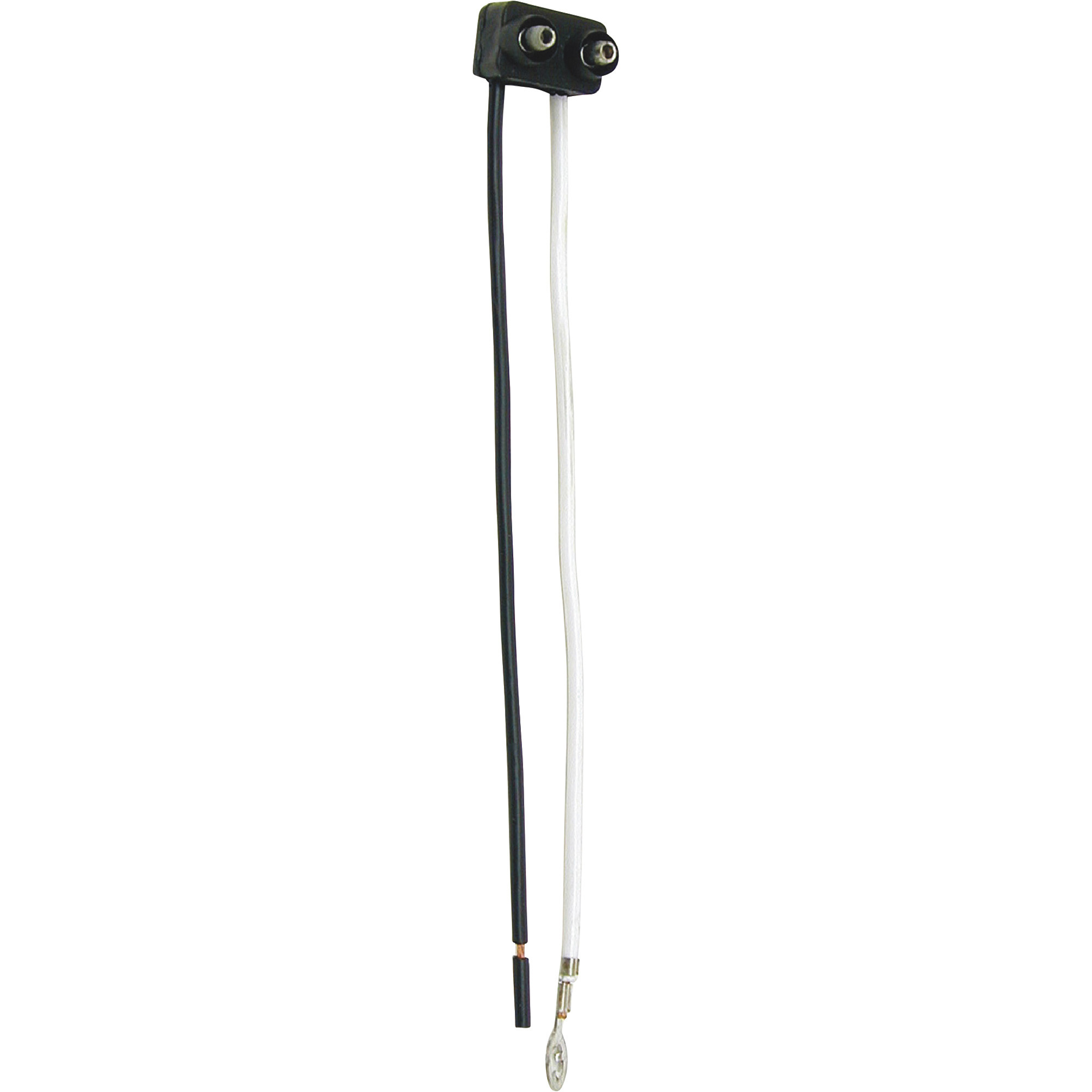 Trux Accessories 2-Prong Pigtail for Semi-Truck Marker Lights, 8in. x 1in. x 1/4in., Model# TPIG-2W